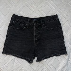 J. Crew Mercantile Black Denim Shorts Sz 27